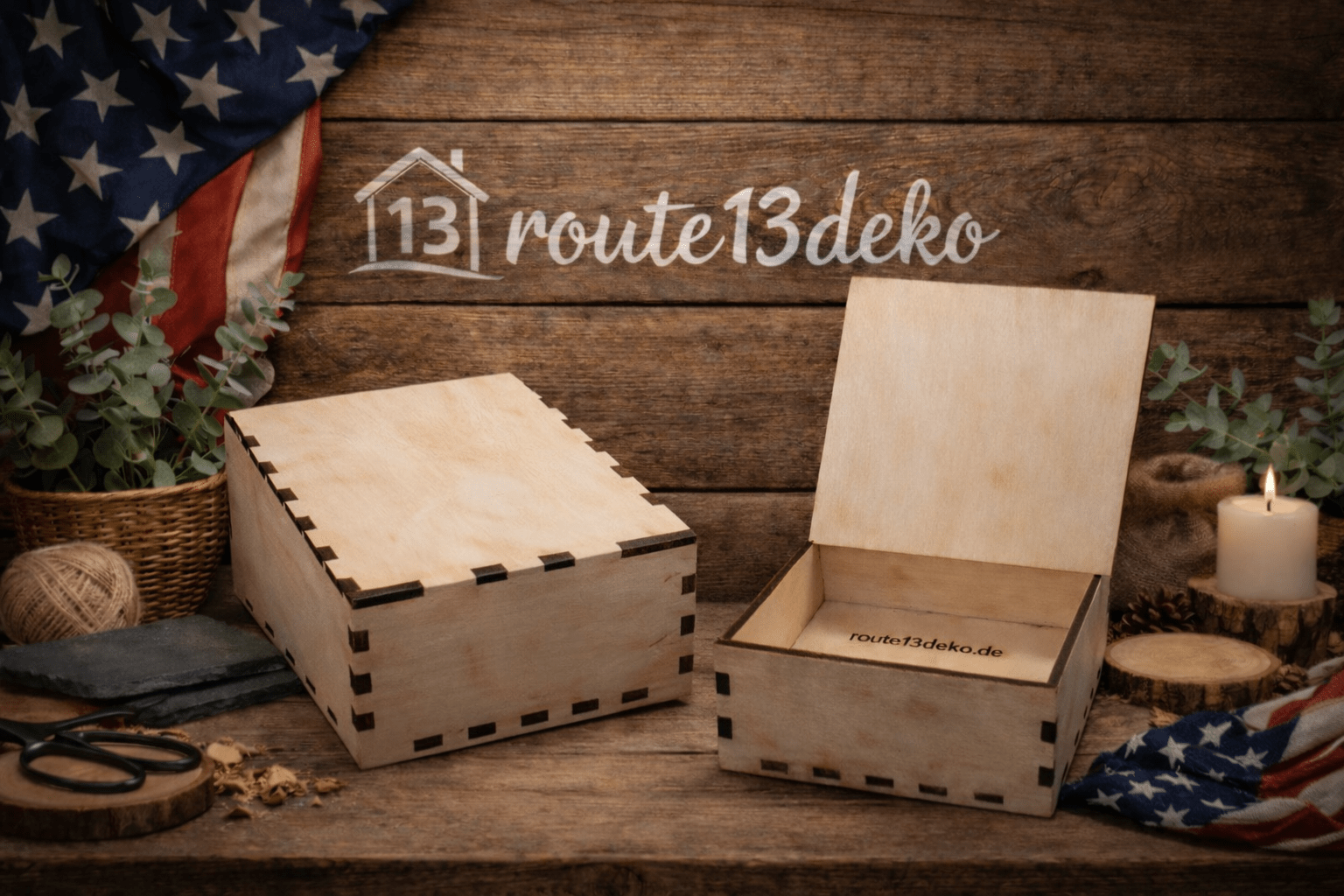 4er Set Schieferplatten - Untersetzer 10x10cm zum Personalisieren - route13deko