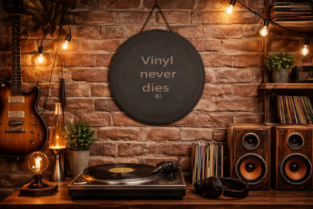 schieferplatte rund, 20cm, musik,gravur, geschenk