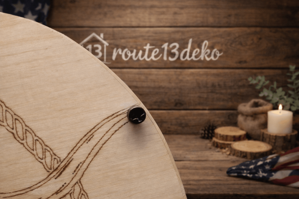 BBQ Holzschild Motiv Longhorn - route13deko