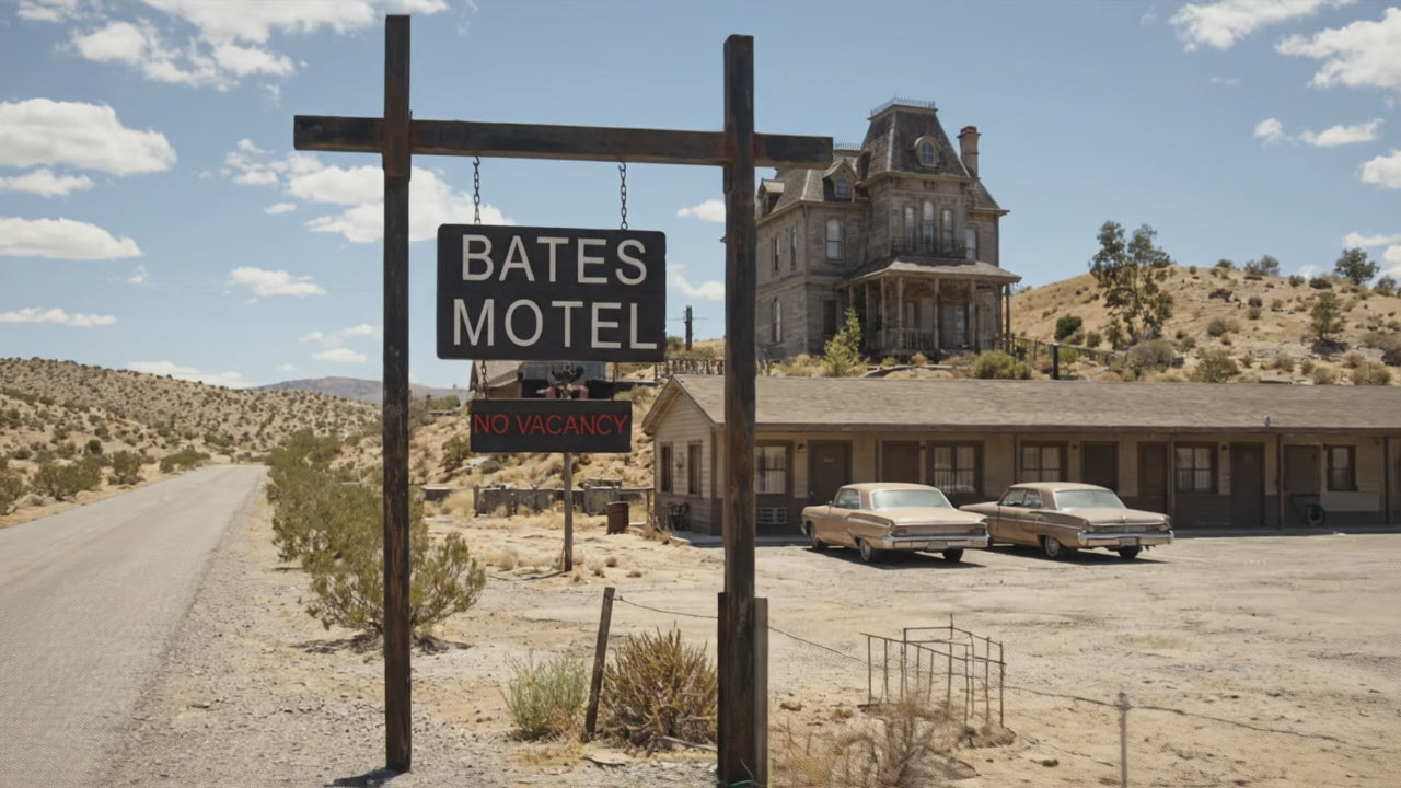 bates motel schild video