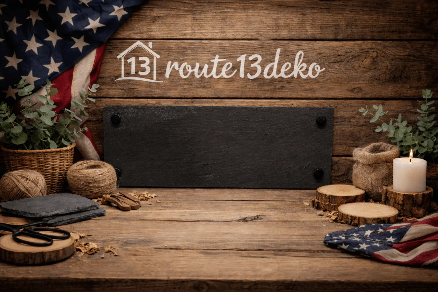 Schiefer Graviert "Cowboy Style" - route13deko