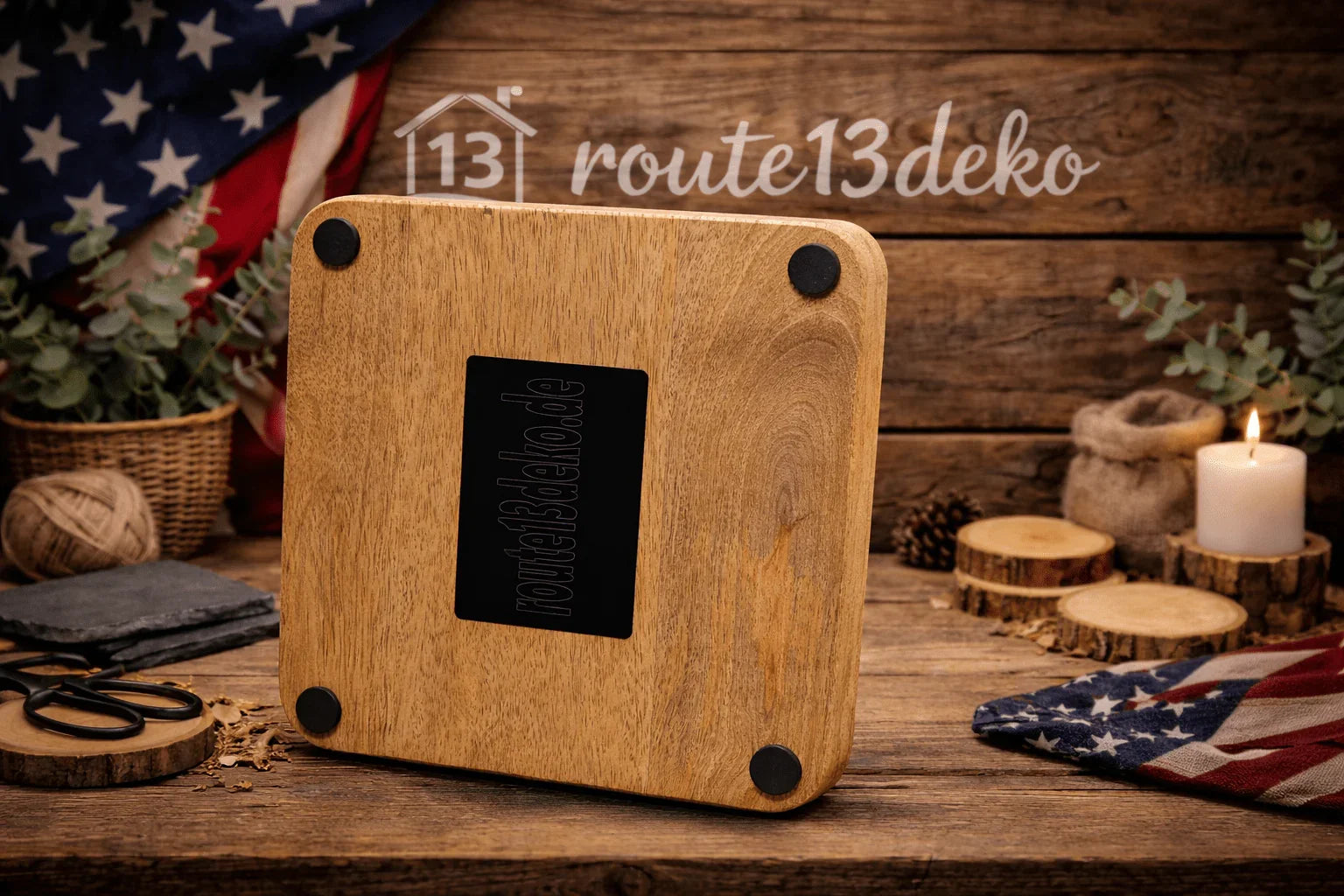 Tablett im Steampunk - Style 18x22x4cm - route13deko